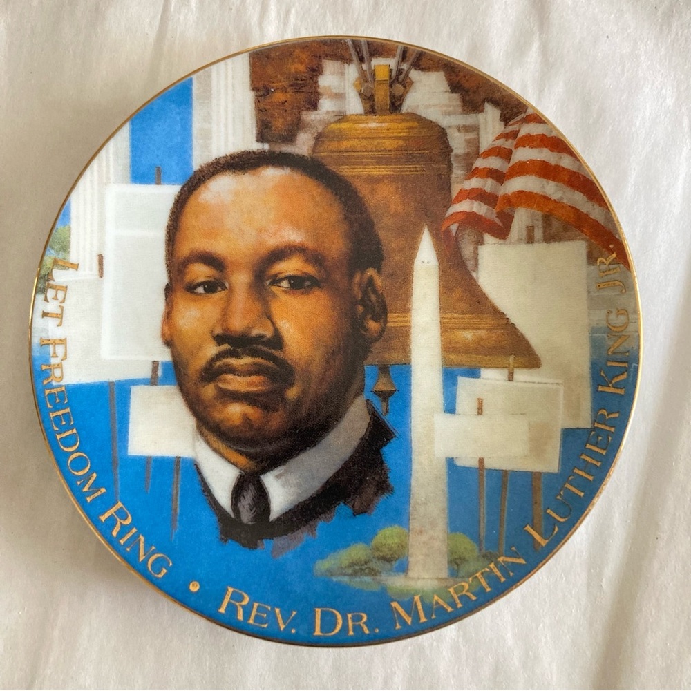 Avon Martin Luther King Jr. Commemorative Plate